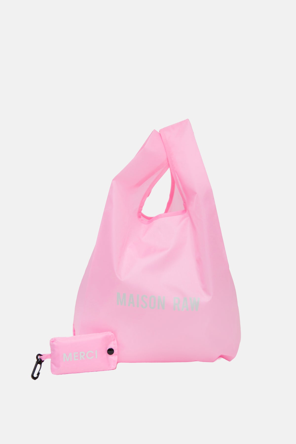 Raw-Eco Bag Pink S